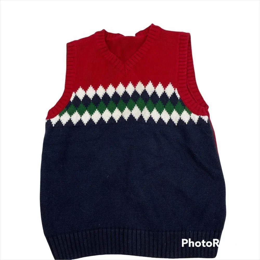 Lot of two‎ Boys Gymboree Tops Sweater and Vest 5/6